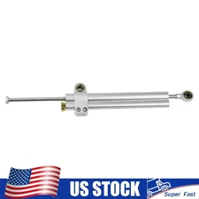 350mm Motor Sliver Long Steering Stabilizer Damper For Ducati Honda Kawasaki