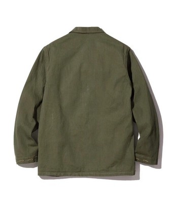 X BUZZ RICKSON'S BR15123 U.S.M.C. M-1944 HERRINGBONE UTILITY