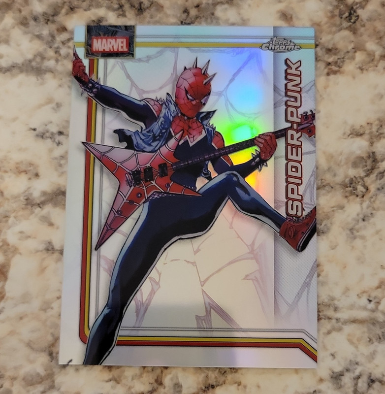 Topps Chrome Marvel Spider-Punk Refractor #166 2026