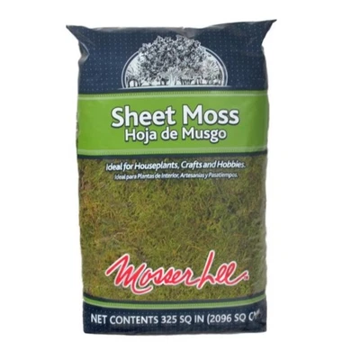 Mosser Lee Natural Sheet Moss for Container Gardening and Crafting, 325 sq ft