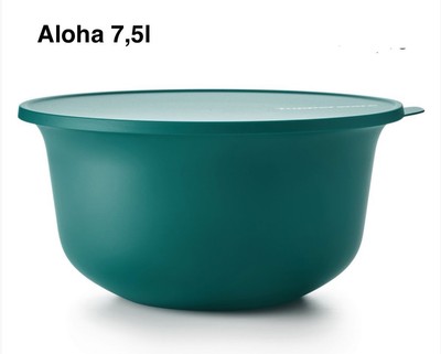 Tupperware Aloha farbenfrohe Schüssel 7,5 Liter petrol Rührschüssel neu/OVP