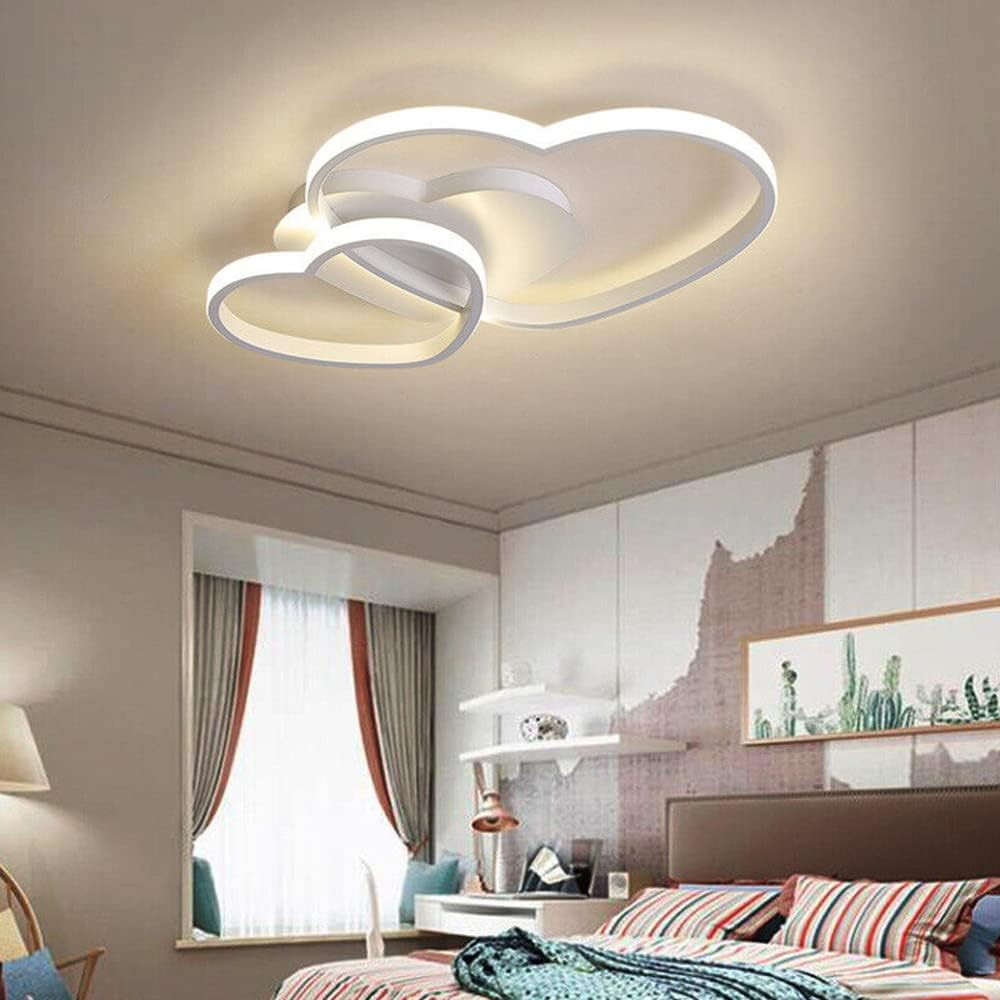 Plafoniera Lampadario Da Soffitto a Led Con Luci Cuori Design Stile Moderno Lamp