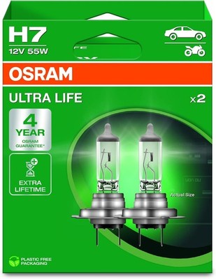 OSRAM ULTRA LIFE H7 PX26d 12 V/55 W (2er Box)