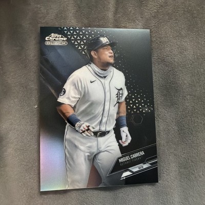 2021 Topps Chrome Black - Miguel Cabrera- Refractor /199 - Tigers