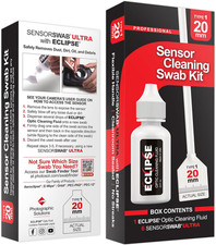 Sensor Cleaning Swab Kit - Eclipse Optic Cleaning Solution 0.5Oz/15Ml Type-1