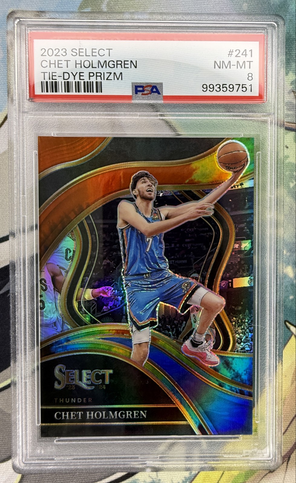 2023-24 Select Chet Holmgren Courtside Tie-Dye Prizm 25/25