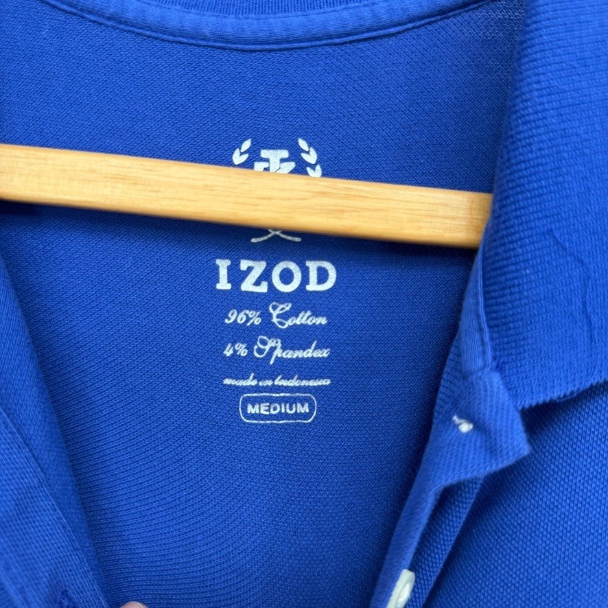 IZOD Classic Polo Shirt Basic Solid 3/4 Sleeve Pi… - image 7
