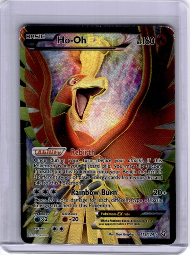 2012 Pokémon Dragons Exalted Ho-Oh Ex (119 Full Art) #119/124