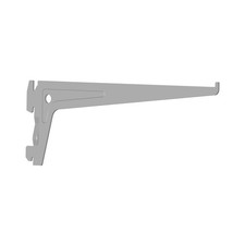 10105-00303= Single Regal Träger Pro T 250 mm weißalu 50 Element System