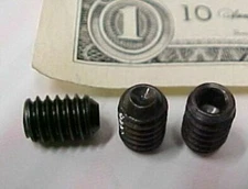 Lot 200 Cup Point Set Screws 1/4-20 x 3/8 Shaft Collar Hex Allen Head Drive New 
