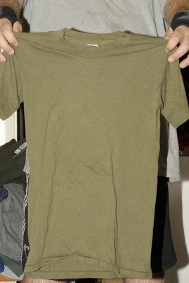 Duke vintage made in USA t shirt Small 34 36 military green Near mint NICE | eBay