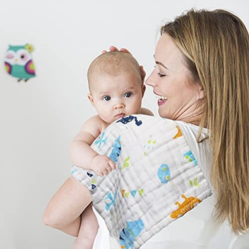 Set 6 Panni In Mussola Per Rutti Neonato - 50x25 Cm, Cotone Ultra Assorbente E Morbido, Unisex