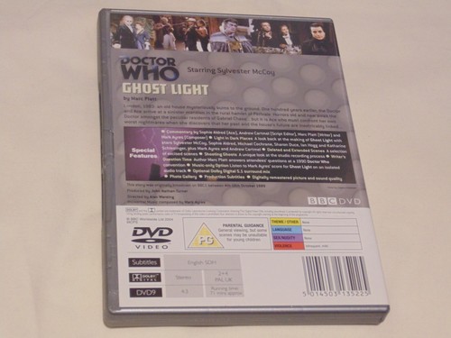 Doctor Who Ghost Light – Region 2 DVD 2004 BBC Sylvester McCoy – Used - Picture 3 of 8