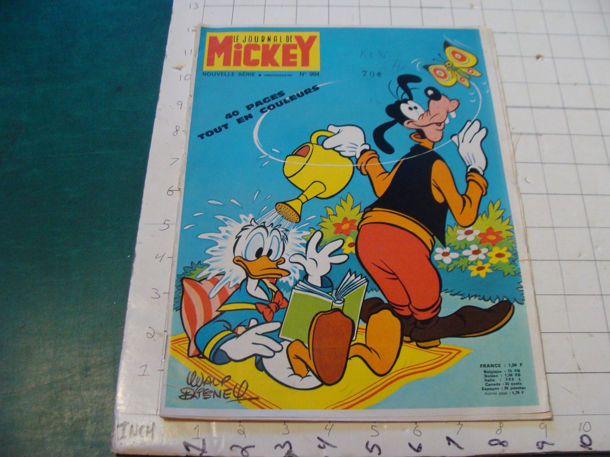 vintage Le Journal de MICKEY --FRENCH COMIC BOOK/MAGAZINE #994