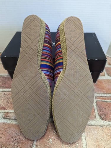 NIB Multi Color Slip on Women's Canvas Shoes Beacon Fashion and Fit sz 11 SS - Picture 7 of 7