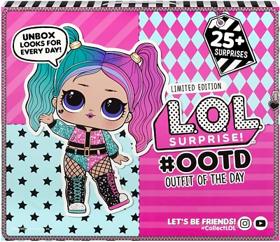 LOL Surprise Holiday Adventskalender Outfit des Tages OOTD Puppe 25+ Überraschungen