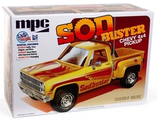 1:25 MPC *SOD BUSTER* Square Body Chevy 4x4 Pickup Truck *PLASTIC MODEL KIT* NIB