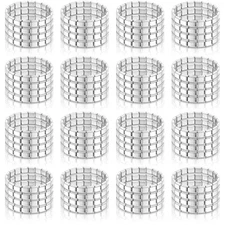 One Hundred (100) Italian Charm Starter Bracelets Shiny Stainless Steel Jewelry