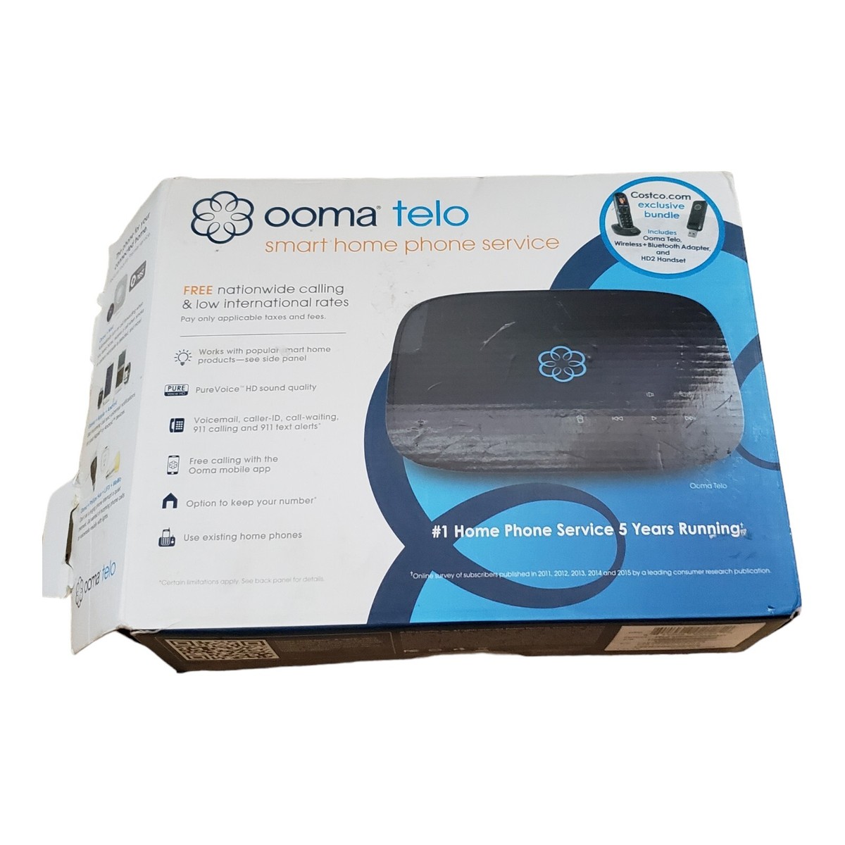 Ooma Telo Air + HD2 Handset New open box | eBay