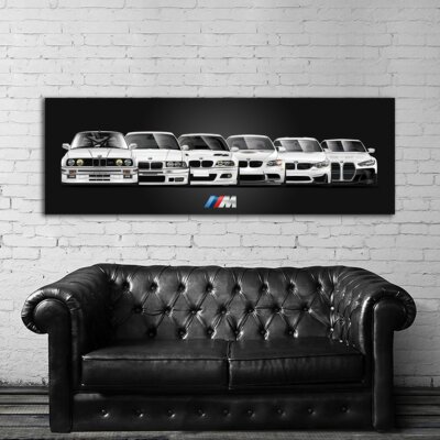 Art Poster and Canvas of BMW M3 Evolution Generation Car Automobile