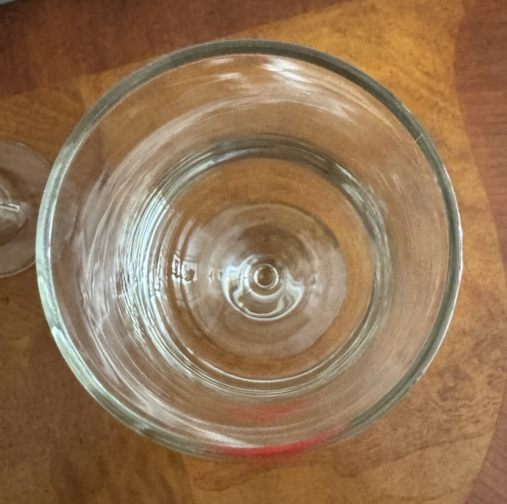 Vintage ~ Anheuser Busch Beer Glasses ~ Red Eagle ~ Set of 4 ~ Stem / Footed 7"