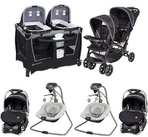 double stroller ebay