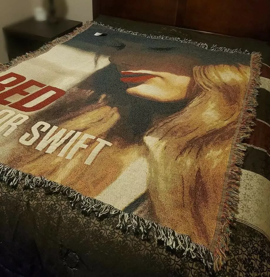 Taylor swift woven 2025 blanket