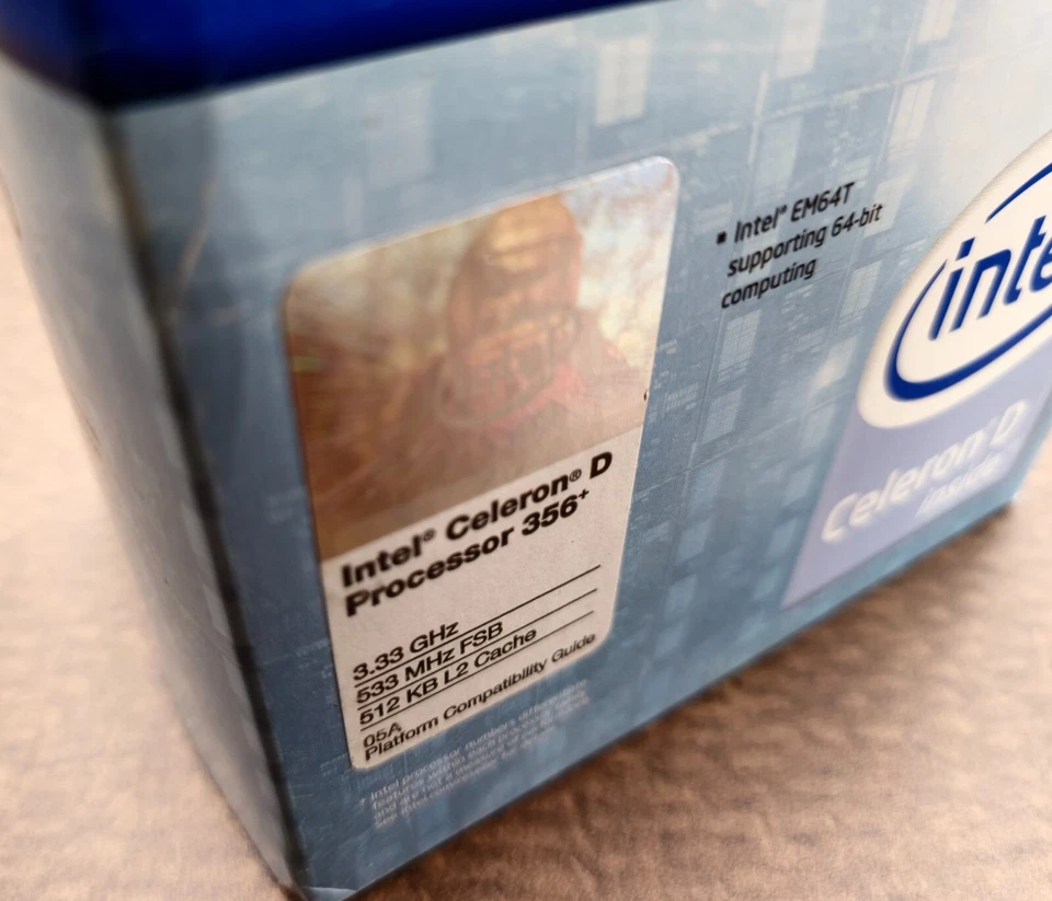 New Intel Celeron D Processor 356 3.33Ghz 533 Mhz FSB 512 KB L2 Cache - Image 4 of 4