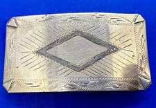 Native American Tribal Art Pattern Diamond Engraved Vintage Project Belt Buckle