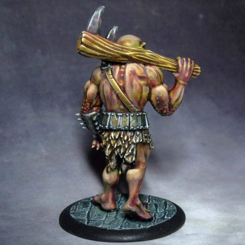 Pintado Ogro DarkSword - Troll Reaper Miniatura Mazmorras D&D Pathfinder RPG Foto 3 de 4