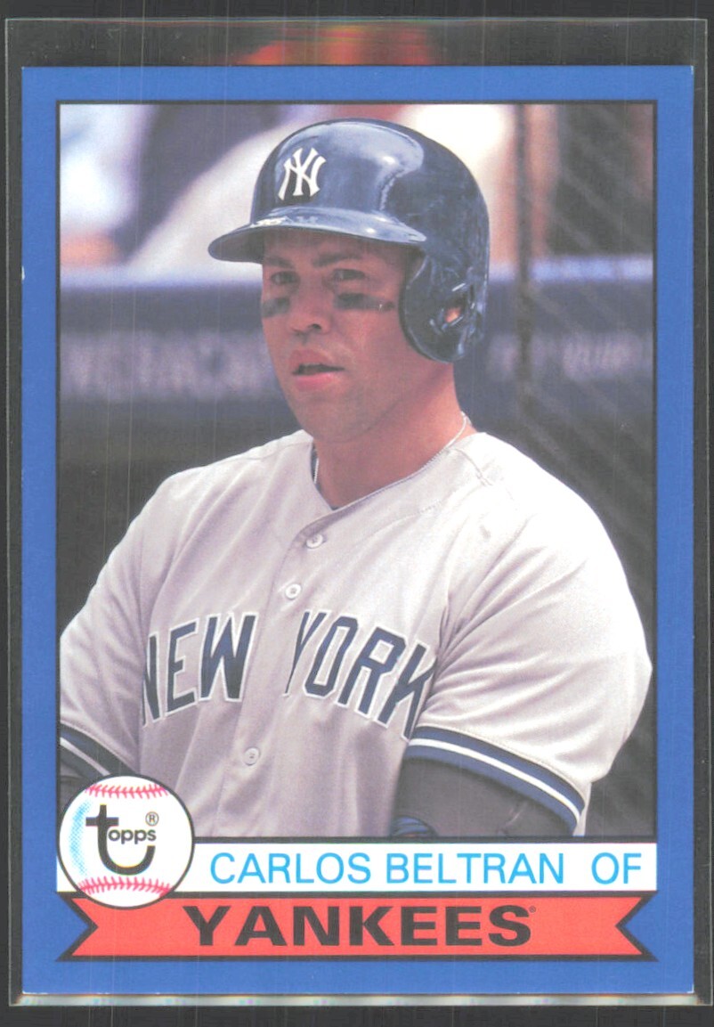 2016 Topps Archives 1979 Design Blue Border Carlos Beltran /199 #139