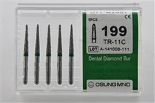 Dental Diamond Burs, Coarse Grit Multi-Use, 5 Pcs/Pk [ 199TR-11C]