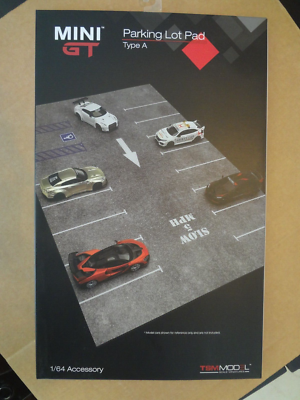 Mini GT Parking Lot Pad Type A for 1:64 Scale Cars / WILL CXL OUT