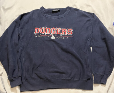 vintage 90 s la dogers sweatshirt L reverse weave style MBL see description 1999