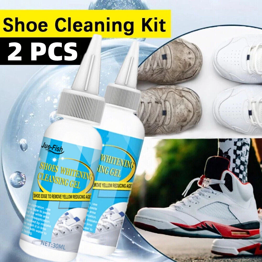 30ml White Shoe Cleaning Gel Remove Yellow Edge Stain Sneaker