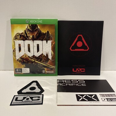 Jeu Doom (Pack UAC) - Xbox One - Complet Avec Boîte Et Notice - Bon état