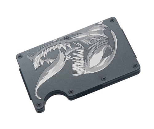 Marvel Venom RFID Blocking Money Clip Aluminum Metal Credit Card Holder Wallet - Picture 9 of 11
