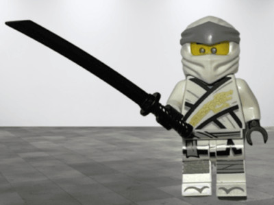 Lego  Freestyle Minifigur njo713, Ninjago Legacy, Zane Final Flight of Destiny's