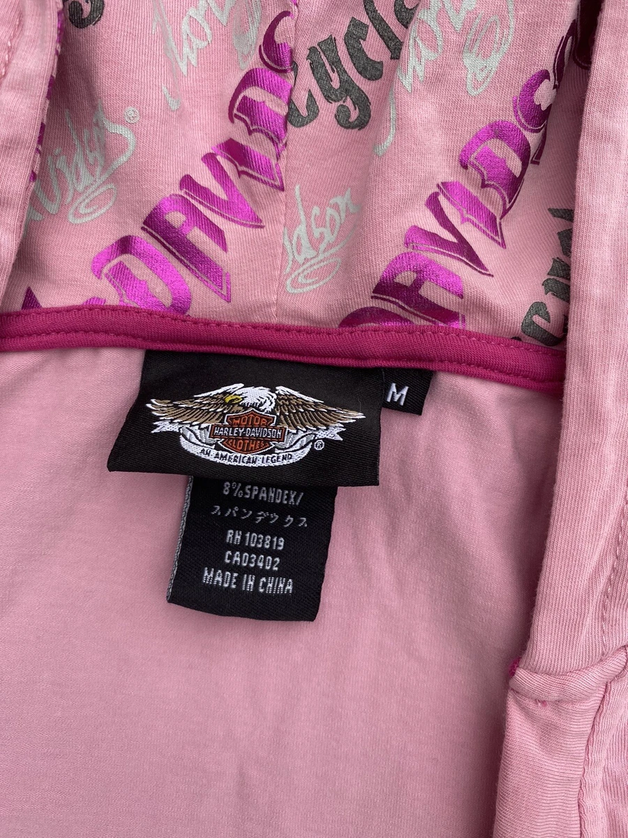 Harley davidson deals pink hoodie