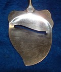 Vintage MCM Cheese Slicer Spor Norway 18/8 Stainless Steel Teak Handle 9" Server — photo 3