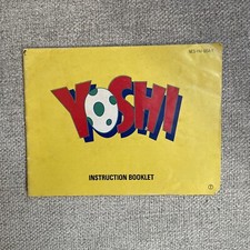 Yoshi Nintendo NES Manual Only  Instruction Booklet  NES-YM-USA-1