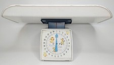 Vintage Sears Baby Scale 25 Pound Photo Prop Nursery Decor Cat Zebra Bear Duck
