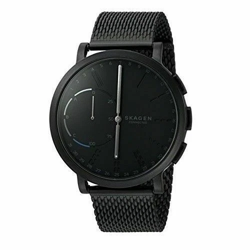 Hagen connected hotsell leather hybrid smartwatch