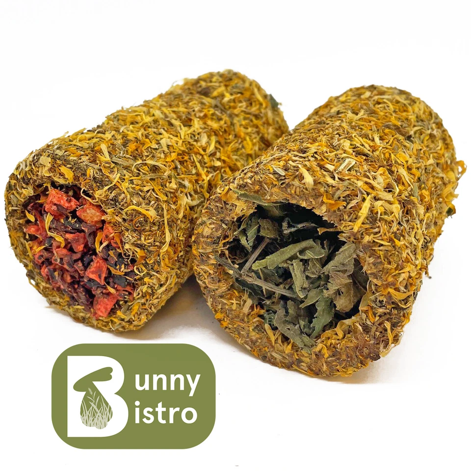 Edible Marigold Tunnel, Guinea Pig, Hamster, Rabbit Toy, Chew Tube, Herb & Veg - Image 1 of 1