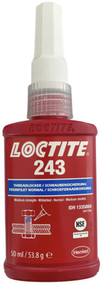Original Loctite 243 Flasche  50ml  Medium Schraubensicherung NEU mit Rechnung
