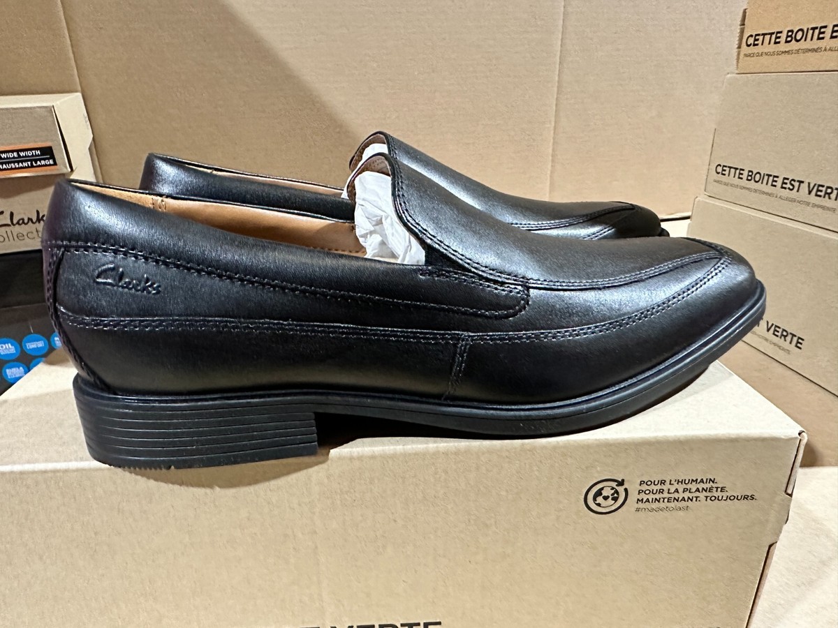 NWT Clarks Men\'s Tilden Walk Black Leather 7.5 D - Medium Clarks Men main image 2