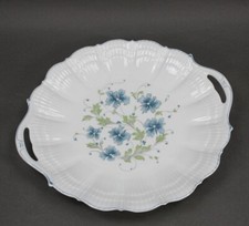 Giraud Limoges Platte mit Handhaben Corail Blumen
