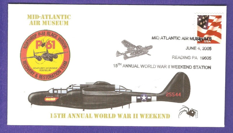 GREYTCOVERS SALUTING NORTH AMERICAN P-61 BLACK WIDOW NIGHT FIGHTER