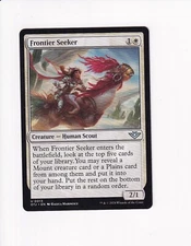 MAGIC THE GATHERING MTG OUTLAWS OF THUNDER JUNCTION FRONTIER SEEKER