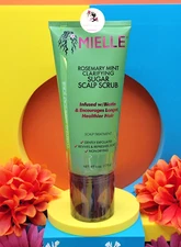 MIELLE Rosemary Mint Clarifying Sugar Scalp Scrub 6 oz Full Size NEW Sealed